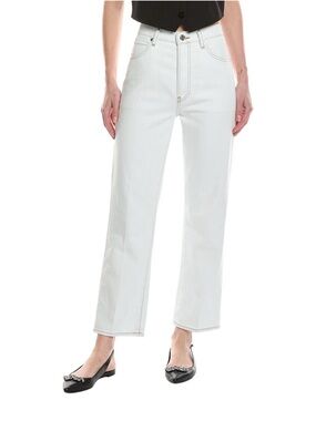 NWT FRAME The Vertical Trinity Crop Jean Blue 32